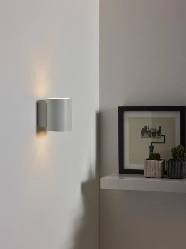 Lucide XERA - Lámpara de pared - Ø 8 cm - 1xG9 - Blanco - SFEER 1